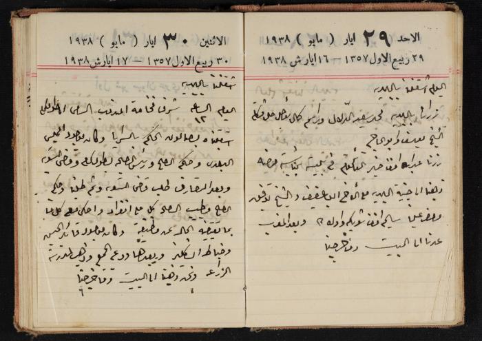 Abdel-Rahman al-Haj Ibrahim Diaries, Tulkarm, 1938