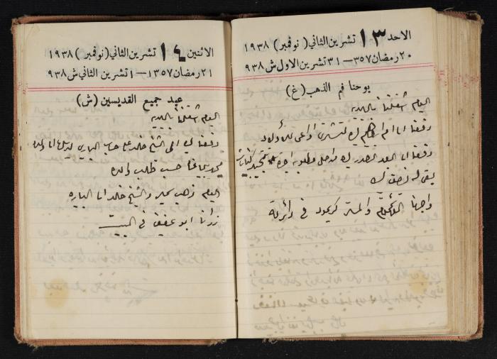 Abdel-Rahman al-Haj Ibrahim Diaries, Tulkarm, 1938