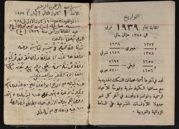 مذكرات عبد الرحمن الحاج إبراهيم، طولكرم، 1939