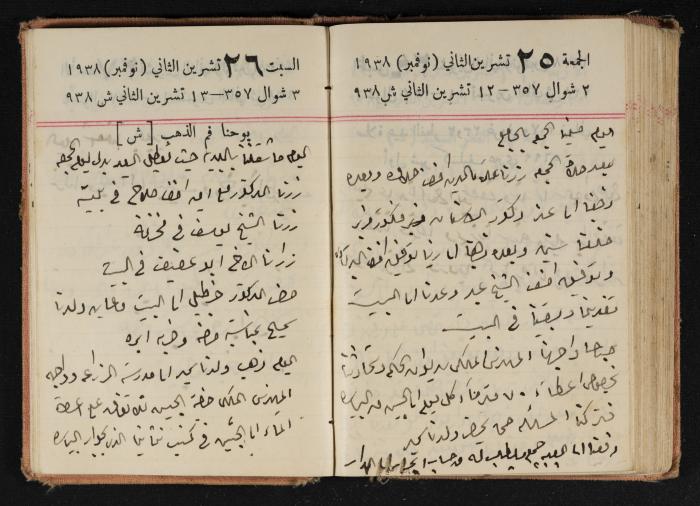 Abdel-Rahman al-Haj Ibrahim Diaries, Tulkarm, 1938