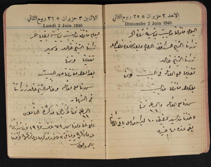 مذكرات عبد الرحمن الحاج إبراهيم، طولكرم، 1940