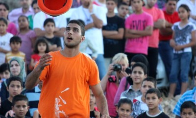 A Glimpse of the Palestinian Circus School's Show During the Birzeit Heritage Week