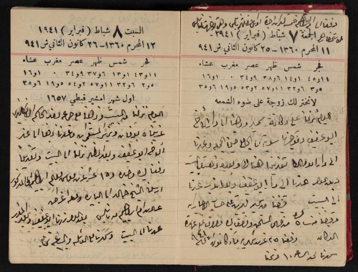 Abdel-Rahman al-Haj Ibrahim Diaries, Tulkarm, 1941