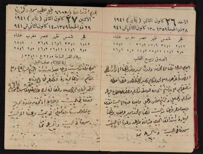 Abdel-Rahman al-Haj Ibrahim Diaries, Tulkarm, 1941