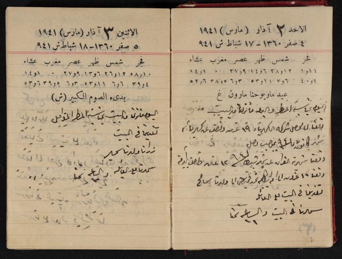 Abdel-Rahman al-Haj Ibrahim Diaries, Tulkarm, 1941