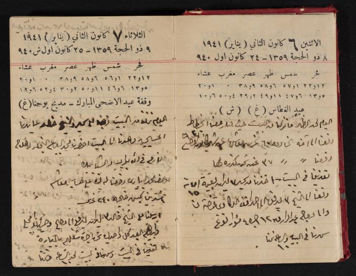 Abdel-Rahman al-Haj Ibrahim Diaries, Tulkarm, 1941