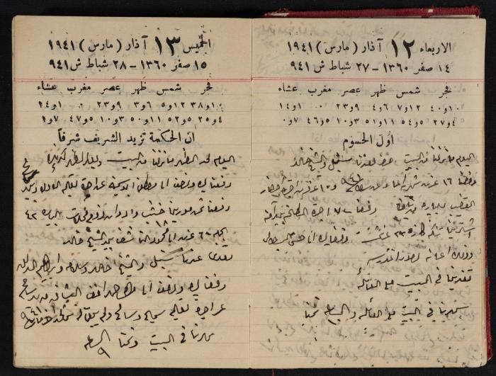 Abdel-Rahman al-Haj Ibrahim Diaries, Tulkarm, 1941
