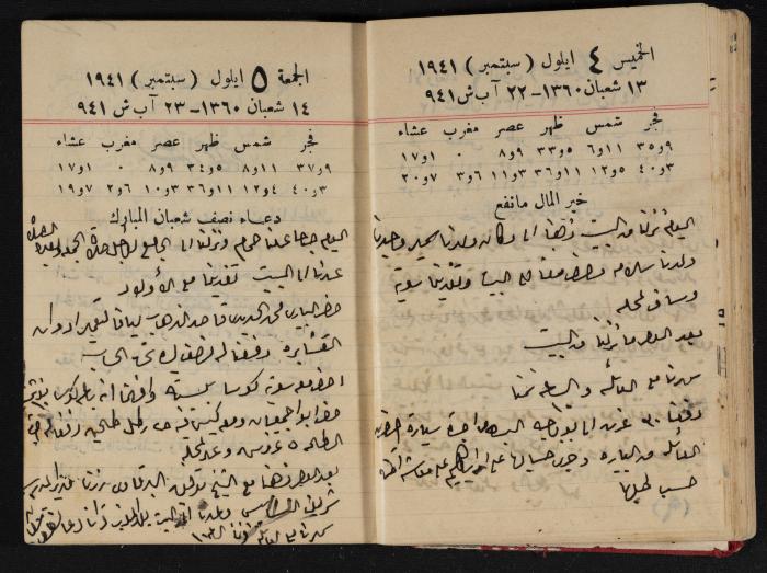 Abdel-Rahman al-Haj Ibrahim Diaries, Tulkarm, 1941