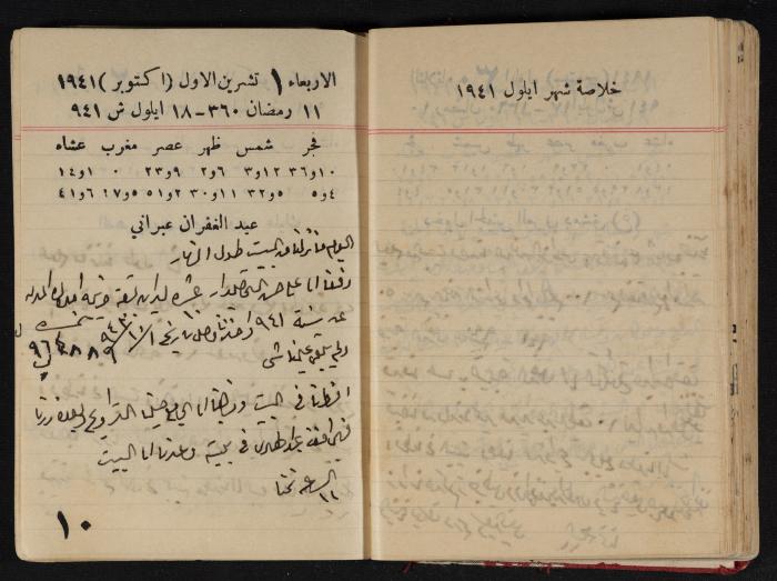 Abdel-Rahman al-Haj Ibrahim Diaries, Tulkarm, 1941