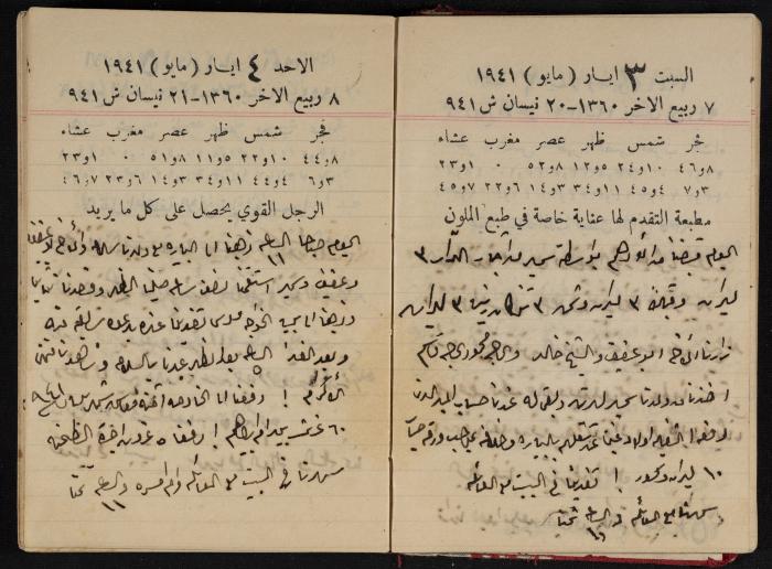 Abdel-Rahman al-Haj Ibrahim Diaries, Tulkarm, 1941