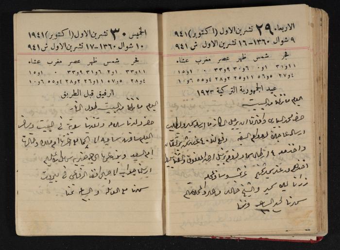 Abdel-Rahman al-Haj Ibrahim Diaries, Tulkarm, 1941
