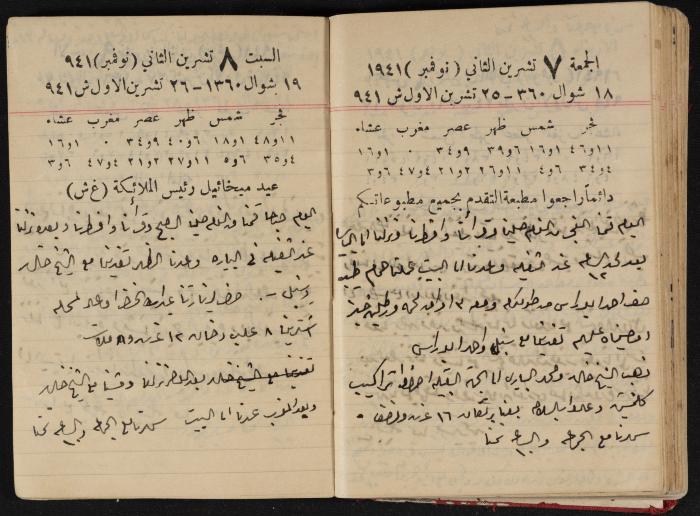 Abdel-Rahman al-Haj Ibrahim Diaries, Tulkarm, 1941