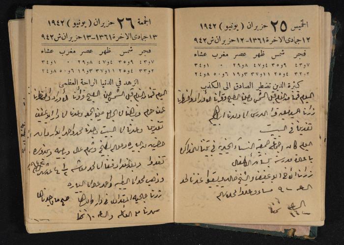 Abdel-Rahman al-Haj Ibrahim Diaries, Tulkarm, 1942