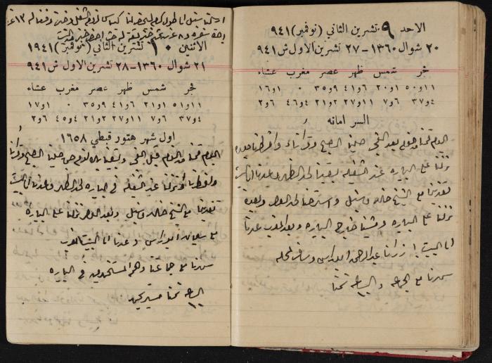 Abdel-Rahman al-Haj Ibrahim Diaries, Tulkarm, 1941