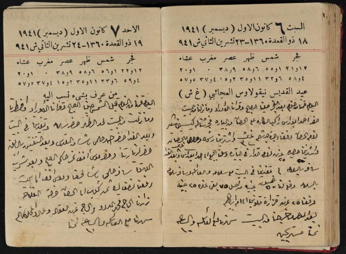 Abdel-Rahman al-Haj Ibrahim Diaries, Tulkarm, 1941