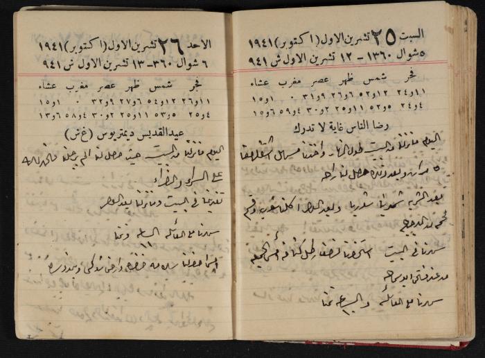 Abdel-Rahman al-Haj Ibrahim Diaries, Tulkarm, 1941