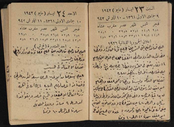 Abdel-Rahman al-Haj Ibrahim Diaries, Tulkarm, 1942