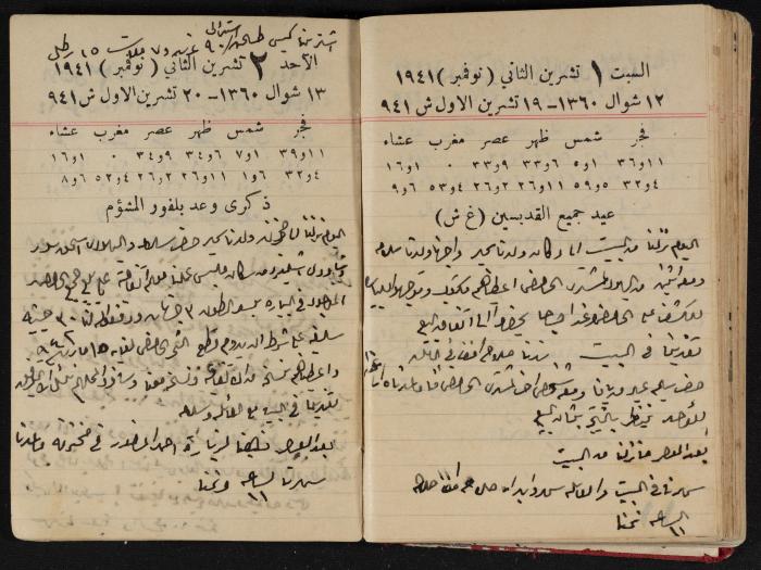 Abdel-Rahman al-Haj Ibrahim Diaries, Tulkarm, 1941