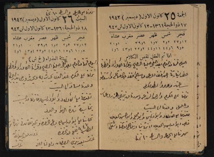 Abdel-Rahman al-Haj Ibrahim Diaries, Tulkarm, 1942
