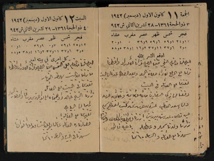 Abdel-Rahman al-Haj Ibrahim Diaries, Tulkarm, 1942