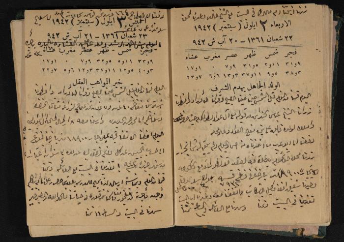 Abdel-Rahman al-Haj Ibrahim Diaries, Tulkarm, 1942
