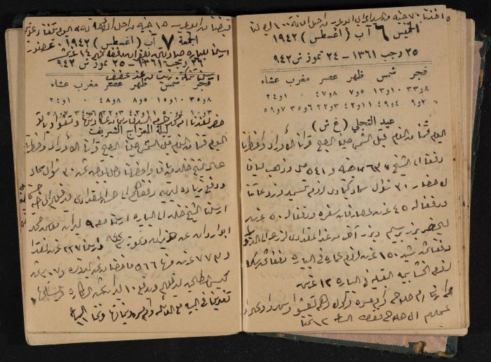 Abdel-Rahman al-Haj Ibrahim Diaries, Tulkarm, 1942