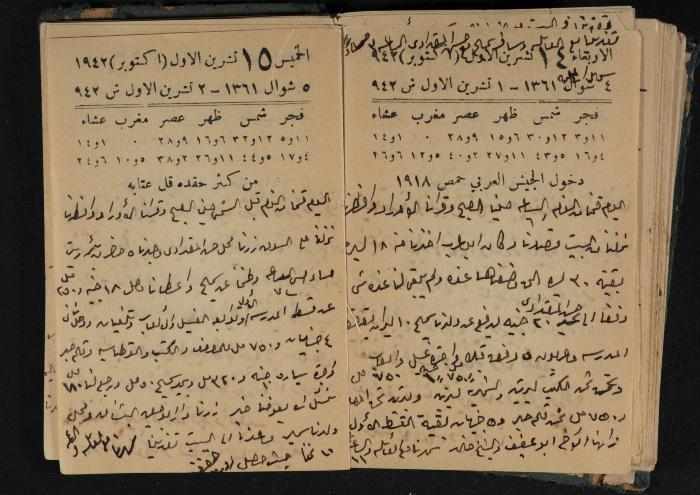 Abdel-Rahman al-Haj Ibrahim Diaries, Tulkarm, 1942