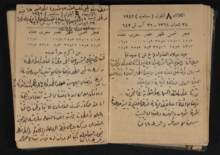 Abdel-Rahman al-Haj Ibrahim Diaries, Tulkarm, 1942