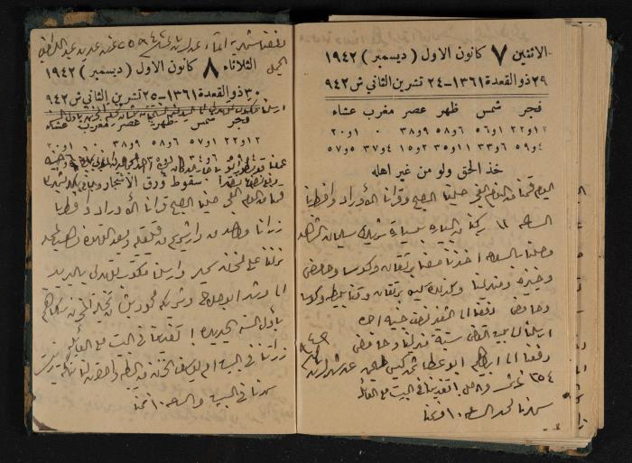 Abdel-Rahman al-Haj Ibrahim Diaries, Tulkarm, 1942
