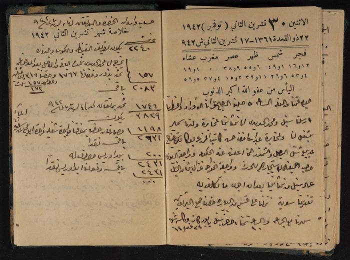 Abdel-Rahman al-Haj Ibrahim Diaries, Tulkarm, 1942