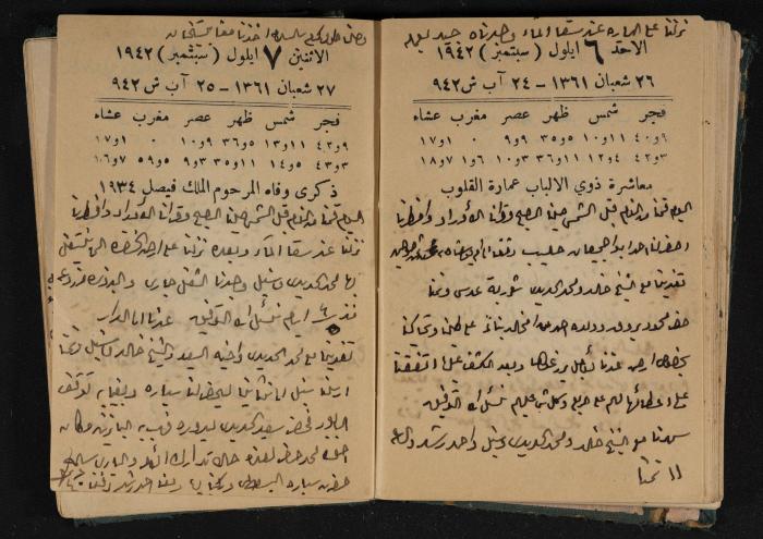 Abdel-Rahman al-Haj Ibrahim Diaries, Tulkarm, 1942