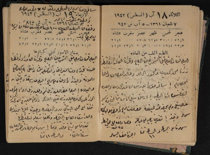 Abdel-Rahman al-Haj Ibrahim Diaries, Tulkarm, 1942