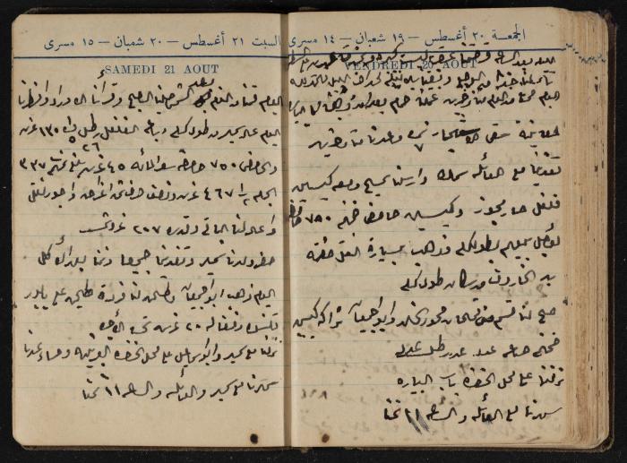 Abdel-Rahman al-Haj Ibrahim Diaries, Tulkarm, 1943
