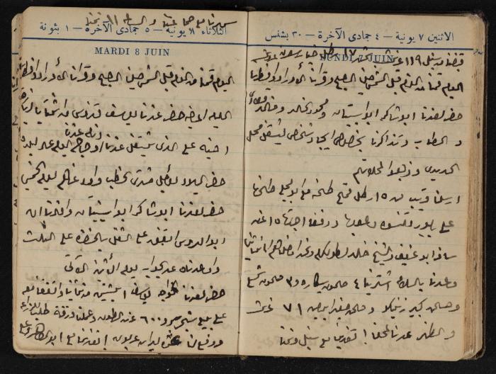 Abdel-Rahman al-Haj Ibrahim Diaries, Tulkarm, 1943