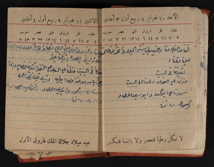 مذكرات عبد الرحمن الحاج إابراهيم، طولكرم، 1946