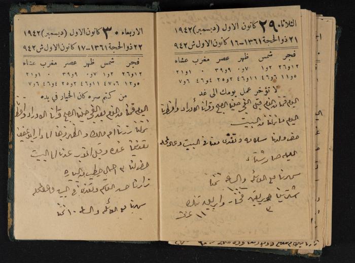 Abdel-Rahman al-Haj Ibrahim Diaries, Tulkarm, 1943