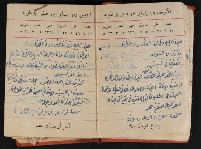 مذكرات عبد الرحمن الحاج إابراهيم، طولكرم، 1946