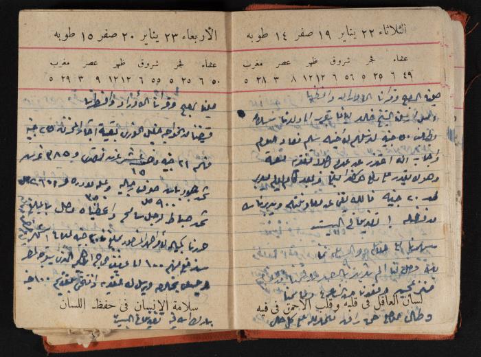 مذكرات عبد الرحمن الحاج إابراهيم، طولكرم، 1946