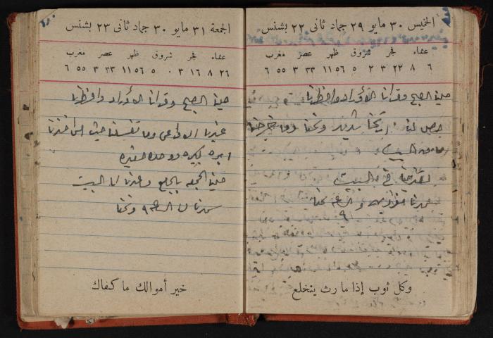 مذكرات عبد الرحمن الحاج إابراهيم، طولكرم، 1946
