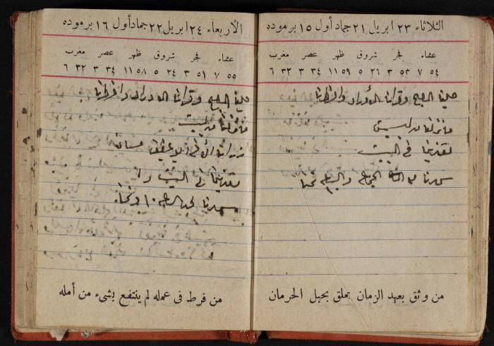 مذكرات عبد الرحمن الحاج إابراهيم، طولكرم، 1946