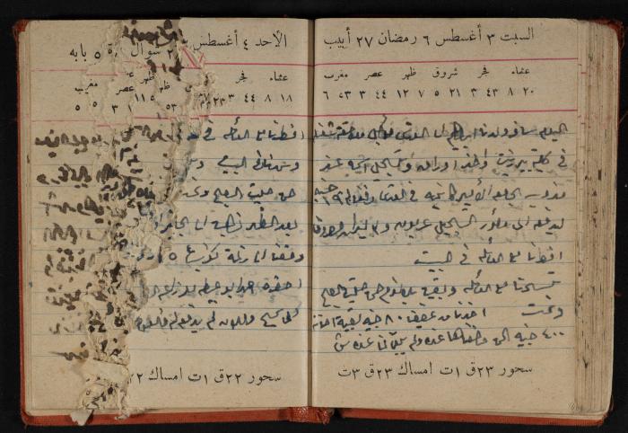 مذكرات عبد الرحمن الحاج إابراهيم، طولكرم، 1946