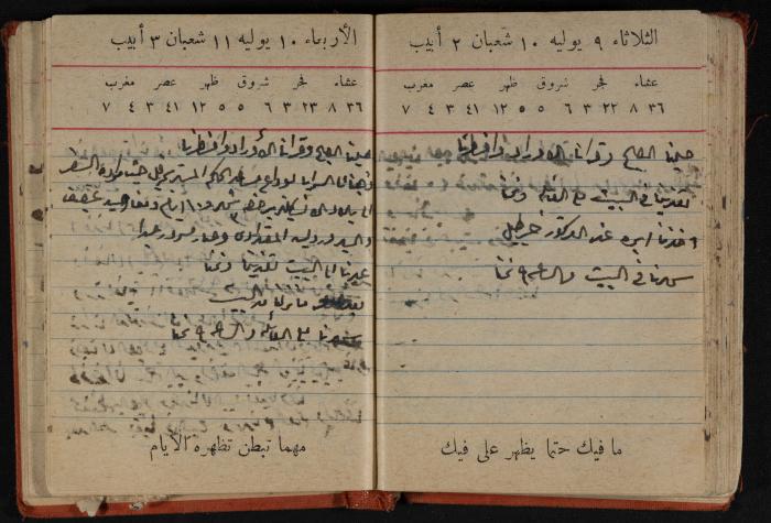 مذكرات عبد الرحمن الحاج إابراهيم، طولكرم، 1946