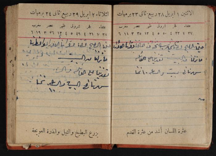 مذكرات عبد الرحمن الحاج إابراهيم، طولكرم، 1946
