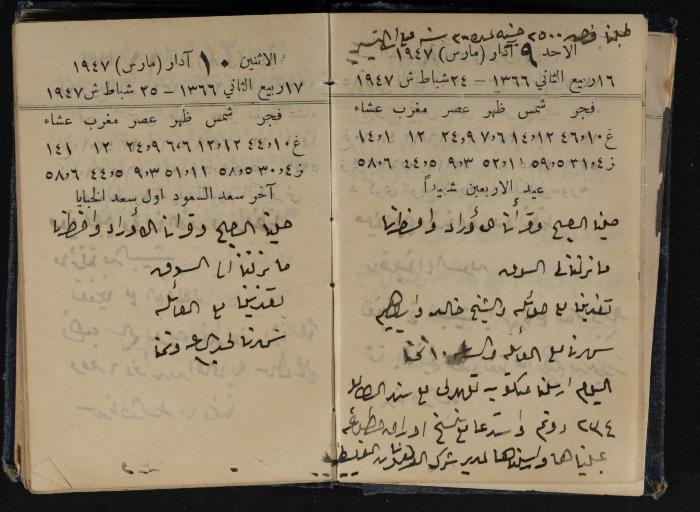 Abdel-Rahman al-Haj Ibrahim Diaries, Tulkarm, 1947