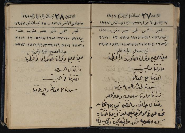 Abdel-Rahman al-Haj Ibrahim Diaries, Tulkarm, 1947