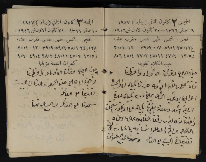 Abdel-Rahman al-Haj Ibrahim Diaries, Tulkarm, 1947