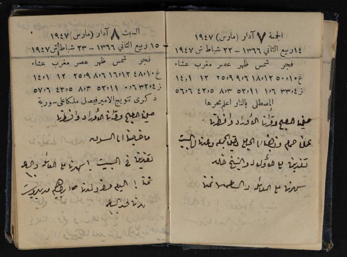 Abdel-Rahman al-Haj Ibrahim Diaries, Tulkarm, 1947