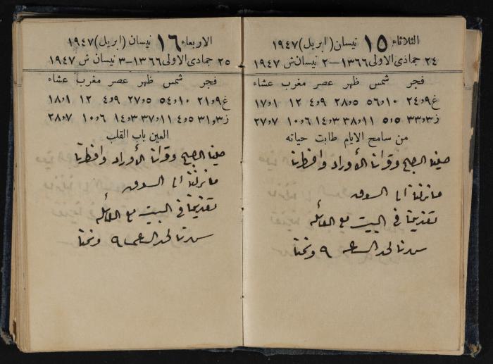 Abdel-Rahman al-Haj Ibrahim Diaries, Tulkarm, 1947