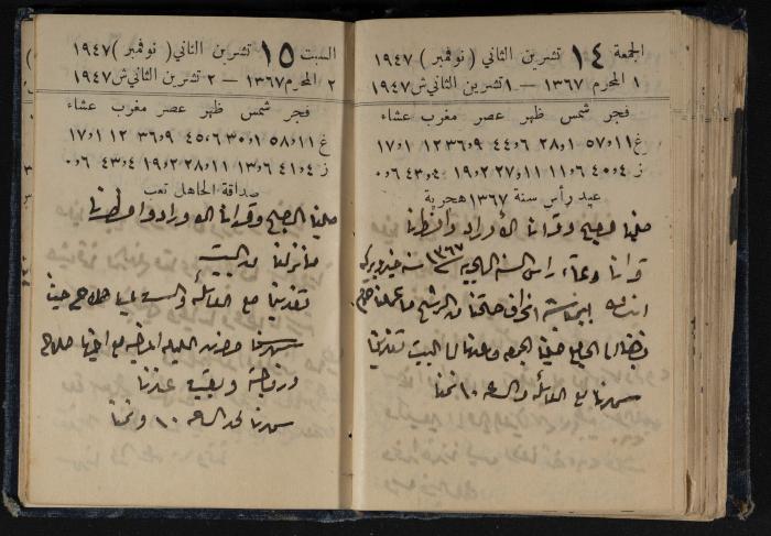 Abdel-Rahman al-Haj Ibrahim Diaries, Tulkarm, 1947