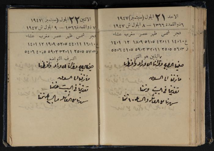 Abdel-Rahman al-Haj Ibrahim Diaries, Tulkarm, 1947